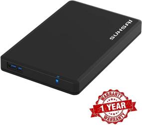 img 1 attached to 💻 Slim 2.5" SUHSAI Portable External Hard Drive HDD - Ultrafast 3.0 USB Storage Backup for Computer, Laptop, PC, Mac, Chromebook, PS3, PS4, Smart TV (160GB, Black)
