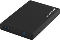💻 slim 2.5" suhsai portable external hard drive hdd - ultrafast 3.0 usb storage backup for computer, laptop, pc, mac, chromebook, ps3, ps4, smart tv (160gb, black) logo