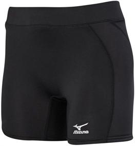 img 2 attached to 🩳 Ultimate Comfort and Protection: Mizuno Adult Women's Fastpitch Softball Low Rise Padded Sliding Shorts