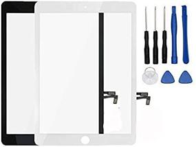 img 4 attached to 🔧 KAKUSIGA iPad 9.7 2017 A1822/A1823 Digitizer Repair Kit with Tools - Touch Screen Replacement in White (No Home Button)