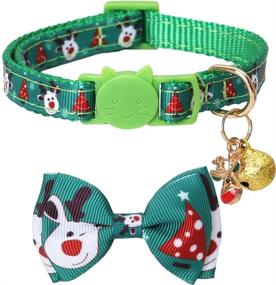 img 2 attached to Lamphyface Christmas Collar Breakaway Adjustable Cats