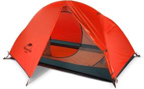 img 3 attached to 🏕️ Naturehike Backpacking Camping Tent for 1 Person - Ultralight, Waterproof, Compact & Portable Lightweight Design for Outdoor Hiking, Cycling & Bikepacking - 3-4 Season, Easy Setup, Anti-UV, Large Size with Included Footprint