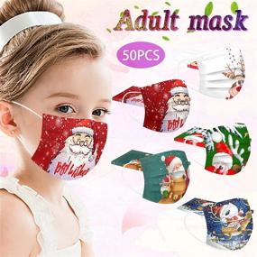 img 3 attached to Christmas Disposable Face_Masks Customized Multicolor1