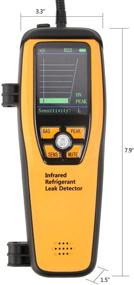 img 2 attached to Enhanced Elitech ILD-300 Infrared Refrigerant Leak Detector: Advanced HVAC Halogen Tester with Selectable Gas Functionality