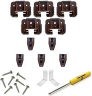 enhance drawer performance with kenlin rite trak 🔧 i replacement drawer guides (5 sets) featuring metal backing plates logo