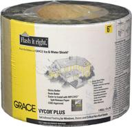 🏢 grace tv718306 6" x75' vycor flashing: unmatched protection for your building's critical areas logo