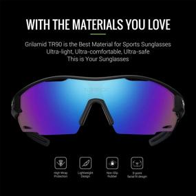 img 1 attached to 🕶️ Polarized Sports Sunglasses for Men and Women – TR21 by TOREGE: Ideal for Running, Fishing, Cycling and Driving