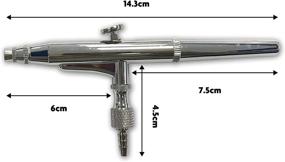 img 3 attached to PNTgreen профессиональный аэрограф с двойным действием и гравитационной подачей