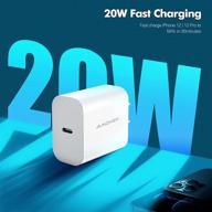 🔌 2-пакет зарядки для iphone 12, зарядное устройство amoner 20w usb c для iphone 13/12/12 mini/12 pro max, быстрая зарядка power delivery 3.0, зарядное устройство pd type c совместимо с iphone 11/11 pro max/xs max/xr/x. логотип