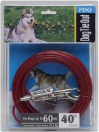 🐶 boss pet products q3540 spg 99 cable dog tie out 40' large: ultimate secure restraint for large breeds logo