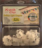 🎄 effortless christmas light installation: small kwik clip hanger for 1" (3/4) fascia boards - made in the usa logo