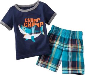 img 1 attached to Toddler Clothes Anchor Sleeve T Shirt Boys' Clothing - Clothing Sets