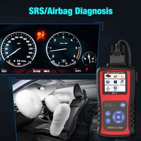 img 1 attached to 🚗 KZYEE KC501 OBD2 Scanner: ABS SRS Code Reader & Airbag Scanner for Car, Full OBD II Car Diagnostic Scan Tool with Auto Check Engine Light, Vehicle Code Tester for Cars: Reading & Erasing Codes
