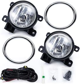 img 1 attached to Повысьте видимость и стиль с RP Remarkable Power Front Pair Fog Lights Clear Kit FL7034 для Pilot 2012-2015