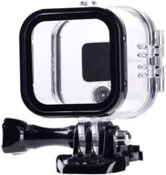 waterproof protective housing case for gopro session hero 4session, 5session - ideal for underwater sports, water resistant up to 196ft (60m) logo