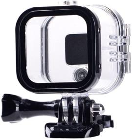 img 4 attached to Waterproof Protective Housing Case for GoPro Session Hero 4session, 5session - Ideal for Underwater Sports, Water Resistant up to 196ft (60m)