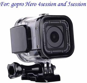 img 3 attached to Waterproof Protective Housing Case for GoPro Session Hero 4session, 5session - Ideal for Underwater Sports, Water Resistant up to 196ft (60m)