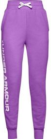 img 2 attached to Флисовые джоггеры Under Armour Cerise