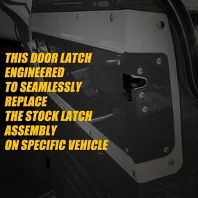 img 2 attached to 🚪 Compatible Front Driver Left Side Door Latch Assembly 940-102 for 1988-2002 Chevy Chevrolet Tahoe Suburban GMC Yukon Safari Escalade C1500 C2500 C3500 K1500 K2500 K3500 (Replaces 16602475 16631627)