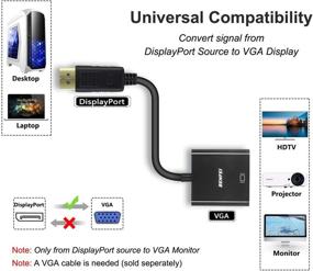 img 2 attached to 🔌 Premium Gold Plated Industrial Electrical DisplayPort Adapter and Display Converter