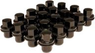 🔧 enhance your land range rover's look with 20 eisen performance black oem factory style lug nuts for stock wheels logo