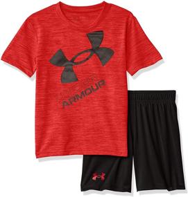 img 4 attached to 🩲Идеальный комфорт и прочность: Шорты для мальчиков Under Armour для активных мальчиков.