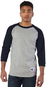 img 1 attached to Champion Raglan Baseball T Shirt Oxford Men's Clothing for T-Shirts & Tanks