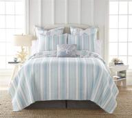 🌊 levtex home cape coral key king quilt set: coastal comfort for your bedroom logo