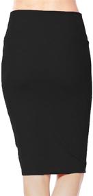 img 1 attached to Urban CoCo Womens Stretch Bodycon
