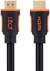 img 3 attached to 🔌 4K HDMI 2.0 Cable 75FT LZCT: Unidirectional High-Speed HDMI Cord V2.0 with Signal Booster, 3D UHD 2160P HDR, Ethernet & ARC Support | Dual Color Mould - Length: 3' to 125'