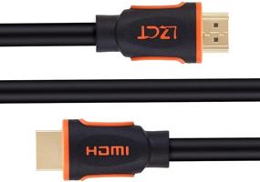 img 4 attached to 🔌 4K HDMI 2.0 Cable 75FT LZCT: Unidirectional High-Speed HDMI Cord V2.0 with Signal Booster, 3D UHD 2160P HDR, Ethernet & ARC Support | Dual Color Mould - Length: 3' to 125'