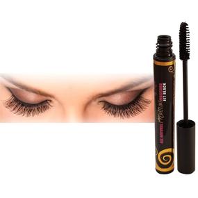 img 4 attached to 🌻 Luxury By Sofia Organic Eyelash Mascara: Sunflower & Chamomile Oils for All-Natural Thicken, Nourish, Lengthen, Strengthen, Moisturize & Volumize (Black)