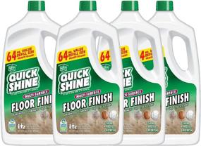 img 4 attached to 🌟 Revitalize All Floors with Quick Shine Multi Surface Floor Finish: Hardwood, Laminate, Luxury Vinyl Plank, Tile & Stone - 64oz, 4Pk - Cleaner & Polish - Safer Choice - Clean Shine Technology