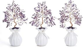 img 1 attached to 🌳 Enhance Prosperity and Harmony with CrystalTears Amethyst Healing Crystal Money Tree: Feng Shui Crystal Bonsai Sculpture Figurine and Gemstone Ornament for Home Decoration and Healing Gifts