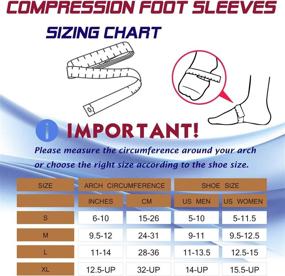 img 1 attached to 🦶 Relieve Fasciitis and Tendonitis: Compression Silicone Sleeve for Injuries - Size M