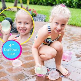 img 1 attached to Fun-Filled FEECHAGIER Balloons: Best Outdoor Summer Novelty & Gag Toys for Swimming and Play