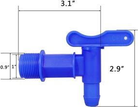 img 2 attached to Соединение из полипропилена, совместимое с конструкцией MUGLIO（Blue