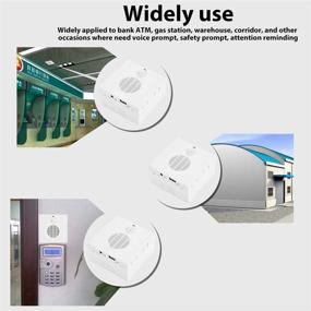 img 2 attached to 🔒 Enhanced Security Body PIR Infrared Motion Sensor Detector Doorbell Wall System with Intelligent Greeting & Voice Reminder