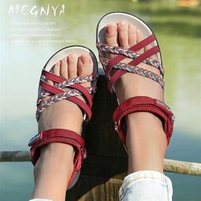 img 3 attached to 👟 MEGNYA 20HWOR02 W31 8 Women's Athletic Shoes: Comfortable, Adjustable, and Fashionable