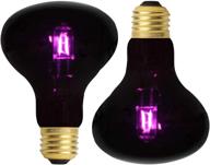 🔦 aomryom 100w basking spot infrared night heat lamp moonlight heat bulb, ideal for reptiles & amphibians, pack of 2 logo