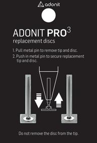 img 1 attached to 🖊️ Adonit Jot Pro 3/4/Mini 4/Набор Chalk Disc Kit - 2 штуки: Премиум стилус и комбинированные прецизионные диски!