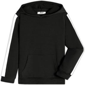 img 4 attached to Boyoo Hoodie Sweatshirt Pullover Hooded Boys' Clothing ~ Fashion Hoodies & Sweatshirts