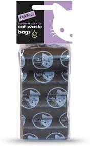 img 1 attached to 🐾 Lola Bean International Waste Pick Up Bags - 160ct Lavender Scent CAT - 8 Refill Rolls | Effective Pet Waste Solution