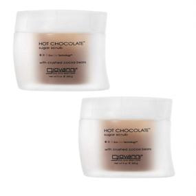 img 4 attached to 🍫 GIOVANNI Enriched Hot Chocolate Sugar Body Scrub - Gentle Exfoliant, Vegan, 9 oz & 18 oz (Pack of 2)