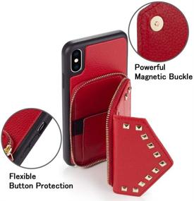 img 1 attached to 👜 LAMEEKU Crossbody Handbags & Wallets with Shockproof Design, Kickstand & Magnetic Closure for Women - Enhance your SEO