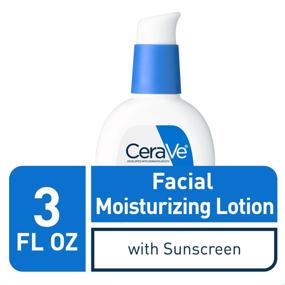 img 3 attached to CeraVe AM Facial Moisturizing Lotion SPF 30: Oil-Free Sunscreen Infused Face Moisturizer, 3oz - Non-Comedogenic Formula