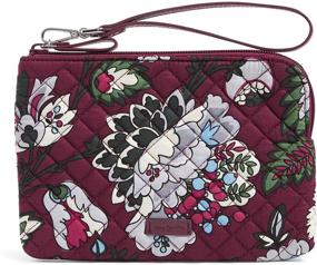 img 3 attached to 👜 Cotton Pouch Wristlet by Vera Bradley