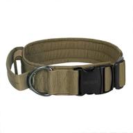 🐾 onetigris tough dog collars: tactical collar with handle, adjustable military dog collar featuring heavy-duty metal buckle for effective training logo