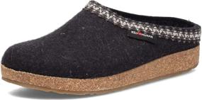 img 4 attached to HAFLINGER Charcoal Men's/Women's Medium Shoes: Stylish Mules & Clogs