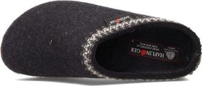 img 2 attached to HAFLINGER Charcoal Men's/Women's Medium Shoes: Stylish Mules & Clogs